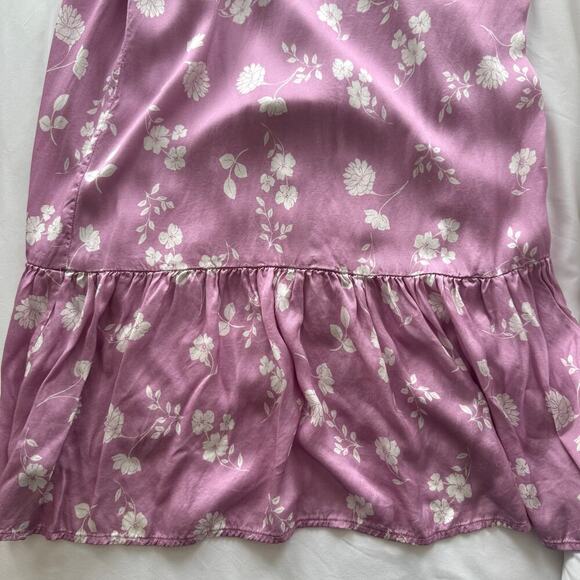 ANTHROPOLOGIE | Saltwater Luxe Midi Lavender Cottagecore Floral Enzo Dress Sz S - Picture 7 of 12